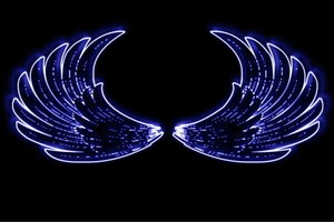 【ネオン】ウイング【42】【羽】【翼】【はね】【つばさ】【WING】【フェザー】【天使】【ネオンライ