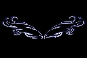 【ネオン】ウイング【47】【羽】【翼】【はね】【つばさ】【WING】【フェザー】【天使】【ネオンライ