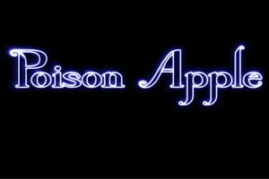 【ネオン】Poison Apple【毒林檎】【リンゴ】【林檎】【果物】【フルーツ】【くだもの】【文字