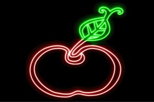 【ネオン】りんご【10】【APPLE】【リンゴ】【林檎】【アップル】【果物】【フルーツ】【くだもの】