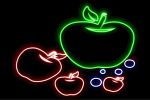 【ネオン】りんご【11】【APPLE】【リンゴ】【林檎】【アップル】【果物】【フルーツ】【くだもの】