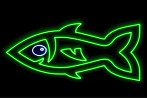 【ネオン】お魚【6】【魚】【フィッシュ】【さかな】【サカナ】【FISH】【海】【うみ】【ネオンライト