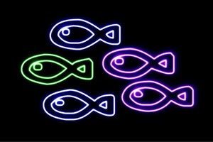 【ネオン】お魚【24】【魚】【フィッシュ】【さかな】【サカナ】【FISH】【海】【うみ】【ネオンライ