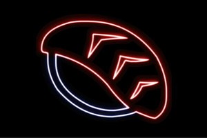 【ネオン】サーモン【さーもん】【お寿司】【寿司】【おすし】【すし】【鮨】【スシ】【握り】【ネオンライ