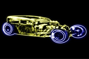 【ネオン】車【37】【くるま】【クルマ】【カー】【CAR】【自動車】【ディーラー】【オープンカー】【