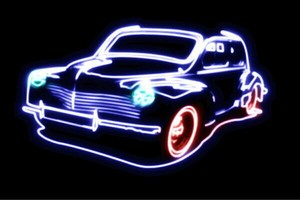 【ネオン】車【45】【くるま】【クルマ】【カー】【CAR】【自動車】【ディーラー】【アメ車】【外車】