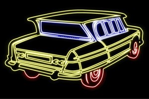 【ネオン】車【66】【くるま】【クルマ】【カー】【CAR】【自動車】【ディーラー】【旧車】【アメ車】