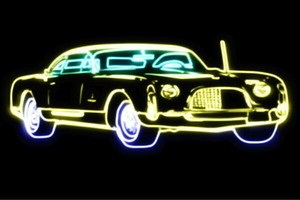 【ネオン】車【83】【くるま】【クルマ】【カー】【CAR】【自動車】【ディーラー】【高級車】【アメ車