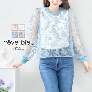 T-shirt Design Pullover Floral Pattern L Embroidered M 【2024NEW】