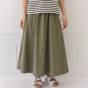 Skirt Gathered Skirt Cotton Embroidered 2024 Spring/Summer