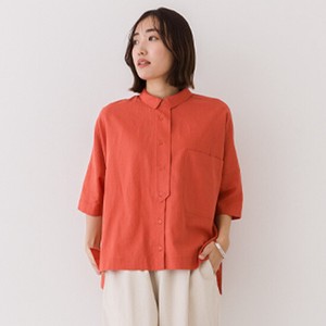 Button Shirt/Blouse Cotton 2024 Spring/Summer