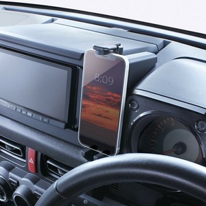 槌屋ヤック 車種専用品 スズキ JB64/74 ジムニー専用 スマートフォンホルダー SY-SZ6 ブラック