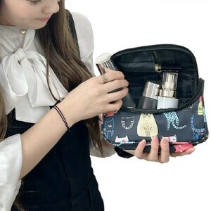 Pouch Polyester Lightweight Floral Pattern