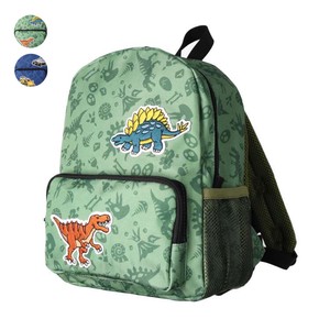 Backpack Dinosaur Water-Repellent Pocket Mesh Patch