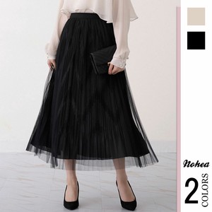 Skirt Tulle Flare Waist Switching