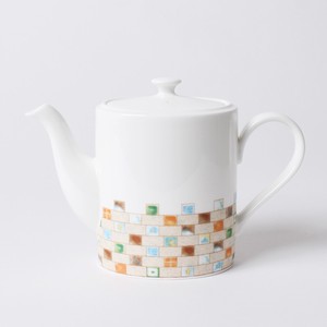 Coffee Pot (Small)(550cc) Tile Colorful Dishwasher Safe Made in Japan