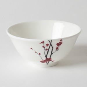 Bowl 11cm Soup Chinoiserie Plum Blossom Dishwasher Safe Made in Japan