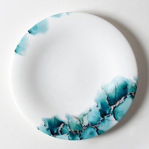 Plate 27cm Main Dish Sea Dishwasher Safe Made in Japan