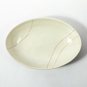 Mino ware Main Plate White Takumi-no-waza Made in Japan