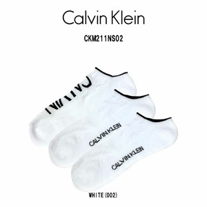 Calvin Klein(カルバンクライン)ソックス くるぶし丈 3足セット スポーツ 男性用 靴下 メンズ CKM211NS02