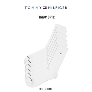 TOMMY HILFIGER(トミーヒルフィガー)ソックス クルーソックス リブ 6足セット 男性用 靴下 THM201CR12
