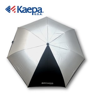 ◆2024新作◆【kaepaケイパ】晴雨兼用傘・たたみやすい折りたたみ傘　シルバーコーティングワンポイント