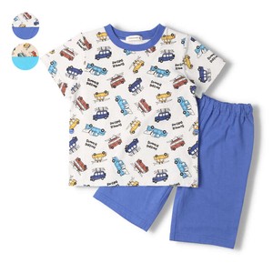 Kids' Pajama Cars Patterned All Over Colorful