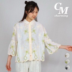 Button Shirt/Blouse Floral Pattern NEW