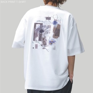 【24SS新作】接触冷感 とろみポンチ バックプリント 半袖T-shirt