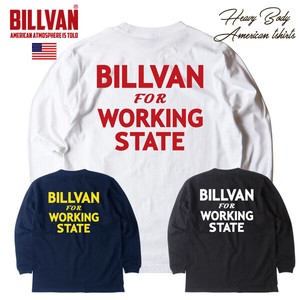 BILLVAN復刻版WORKING STATE ビルバン ヘビーウェイト ロングTシャツ