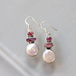 Pierced Earringss Pink Jewelry