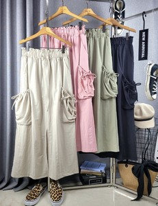 Skirt Pocket Shirring Washer 2024 Spring/Summer