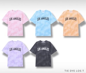 【2024春夏新作】LOS ANGELES タイダイ半袖Tシャツ