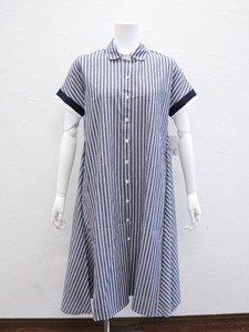 Casual Dress Striped Shirt Dress