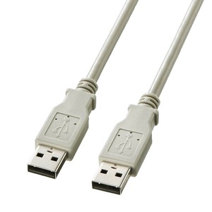 サンワサプライ USBケーブル (A-Aコネクタ・1m) KB-USB-A1K2