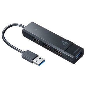 サンワサプライ　USB3.1 Gen1+USB2.0コンボハブ　USB-3H421BK