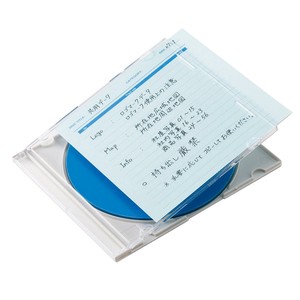サンワサプライ 手書き用インデックスカード ブルー JP-IND6BL