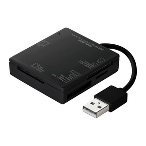サンワサプライ USB2.0 カードリーダー ブラック ADR-ML15BKN