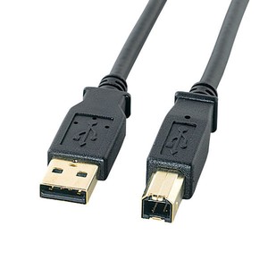 サンワサプライ USB2.0ケーブル ブラック 2m KU20-2BKHK2