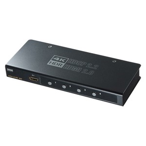 サンワサプライ 4K・HDR・HDCP2.2対応HDMI切替器 4入力・1出力 SW-HDR41H