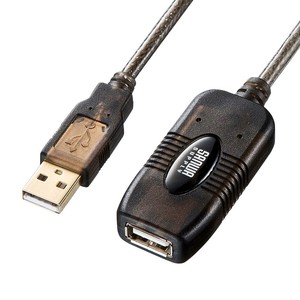 サンワサプライ 20m延長 USBアクティブリピーターケーブル KB-USB-R220