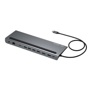 サンワサプライ USB Type-Cドッキングステーション(4K対応・HDMI×2画面出力) USB-CVDK14