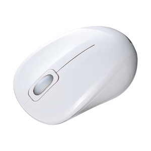 サンワサプライ 抗菌・静音BluetoothブルーLEDマウス ホワイト MA-BBSK315W