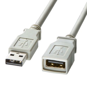 サンワサプライ USB延長ケーブル 2m KB-USB-E2K2