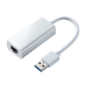 サンワサプライ USB3.2-LAN変換アダプタ ホワイト USB-CVLAN1WN