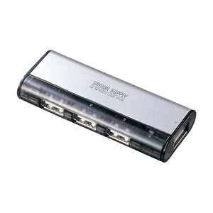 サンワサプライ USB2.0ハブ シルバー USB-HUB226GSVN