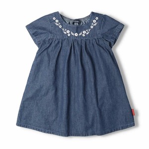 Kids' Casual Dress Flowers One-piece Dress Embroidered M Simple