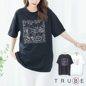 T-shirt Design Rhinestone L M 【2024NEW】