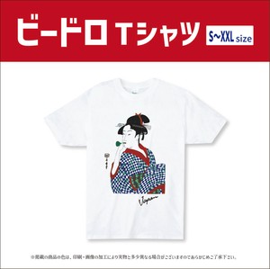 浮世絵風　ビードロ　Tシャツ　和柄　外国人観光客　インバウンド　芸者　花魁　日本画