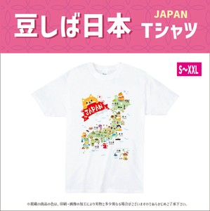 豆柴　JAPAN　Tシャツ　柴犬　日本地図　外国人観光客　インバウンド　和柄
